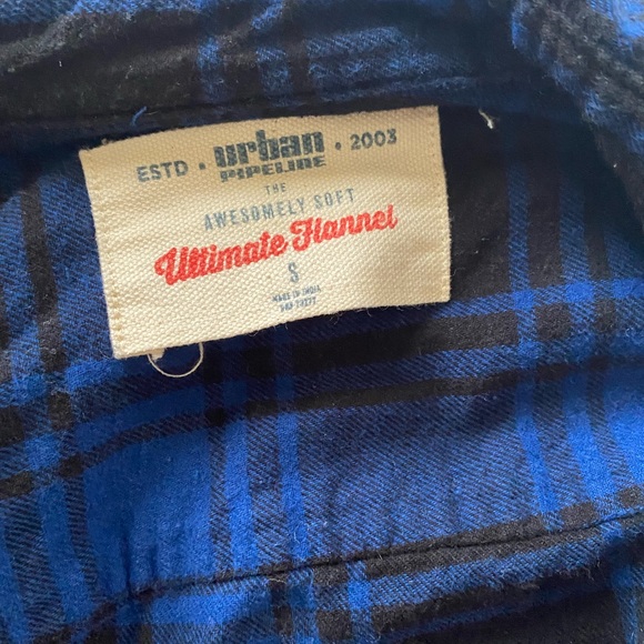 Urban Pipeline Flannel. Mens Sm. - Picture 2 of 2
